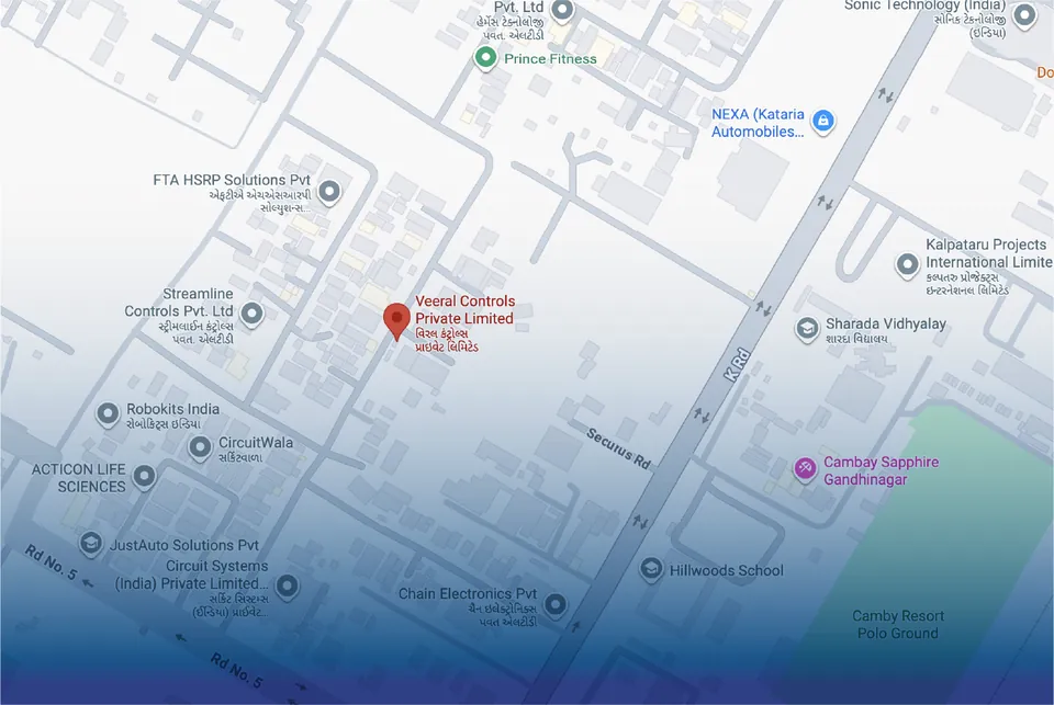 Veeral Controls location map